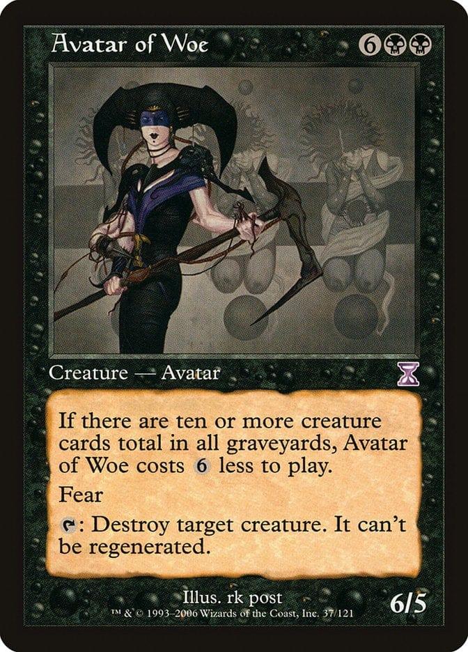 Magic: The Gathering MTG Single Avatar of Woe [Time Spiral Timeshifted]
