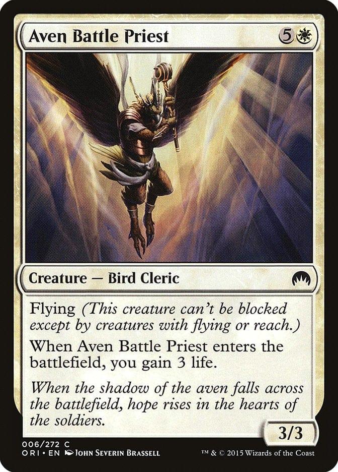 Magic: The Gathering MTG Single Aven Battle Priest [Magic Origins]