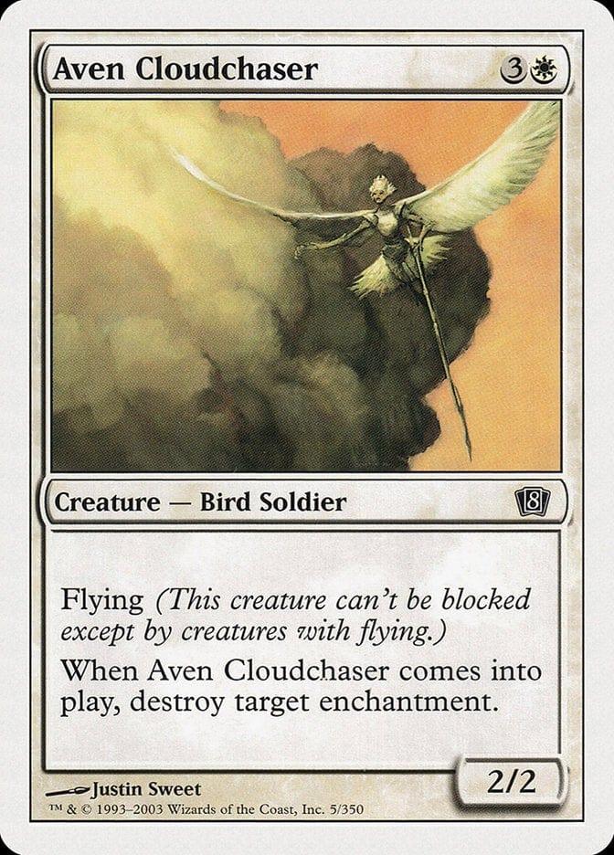 Magic: The Gathering MTG Single Aven Cloudchaser [Eighth Edition]