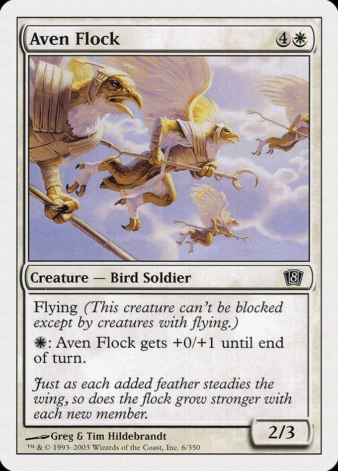 Magic: The Gathering MTG Single Aven Flock [Eighth Edition]