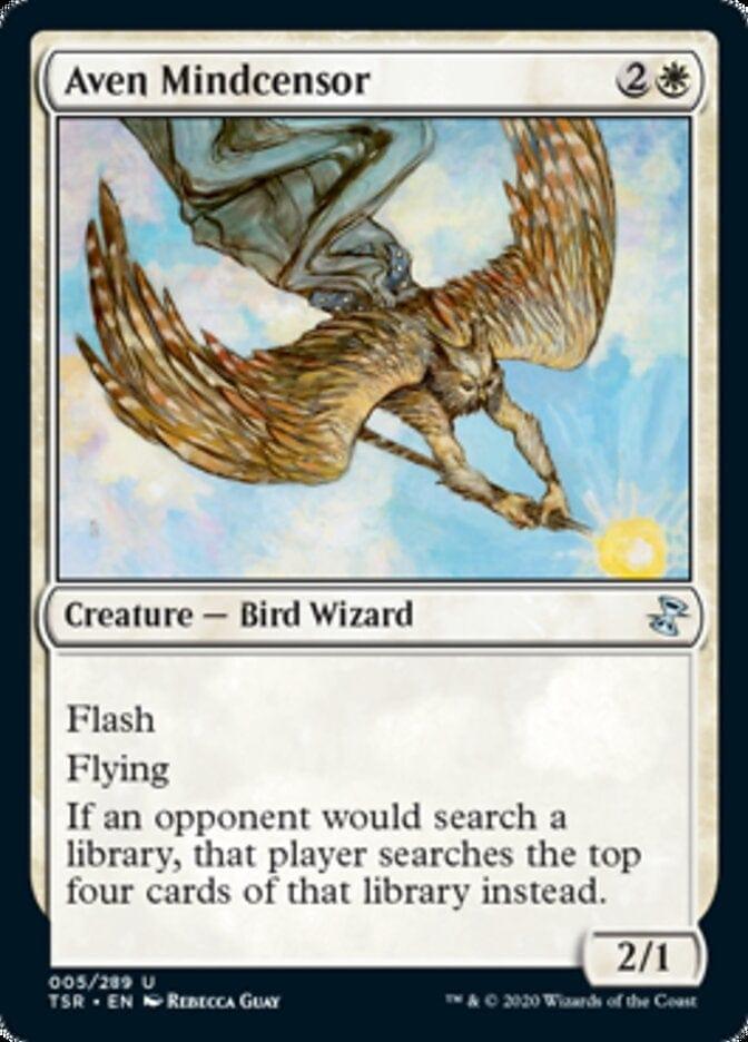 Magic: The Gathering MTG Single Aven Mindcensor [Time Spiral Remastered]