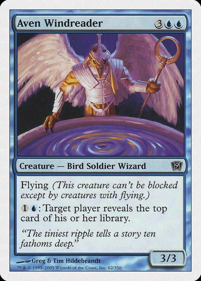Magic: The Gathering MTG Single Aven Windreader [Ninth Edition]