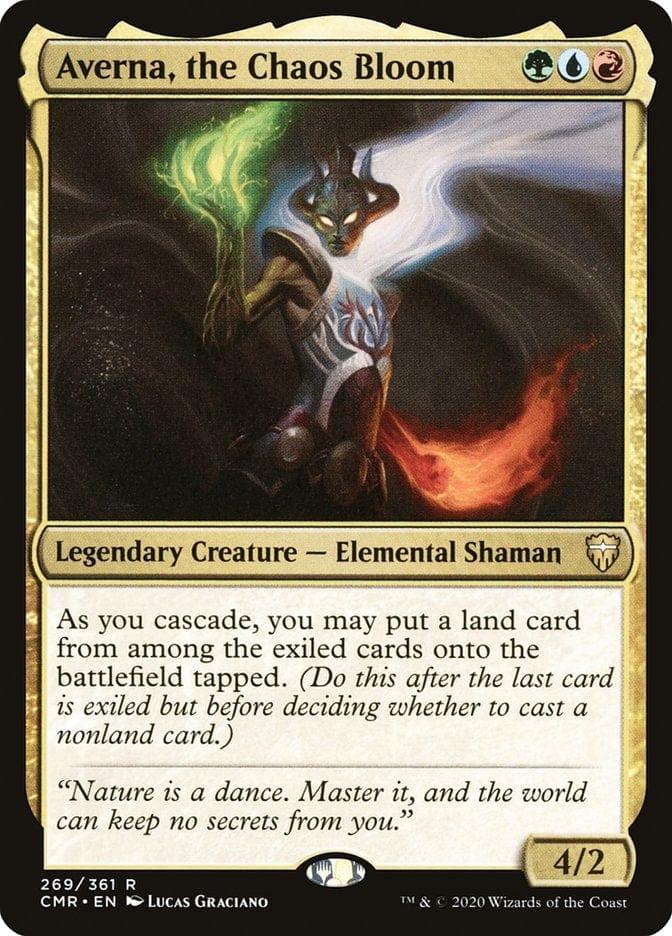 Magic: The Gathering MTG Single Averna, the Chaos Bloom [Commander Legends]