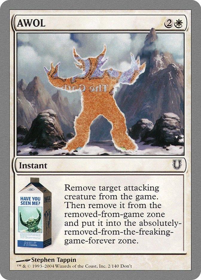 Magic: The Gathering MTG Single AWOL [Unhinged]