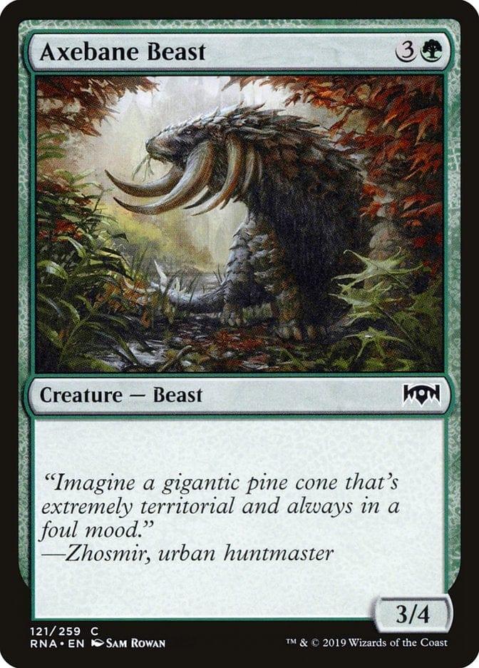Magic: The Gathering MTG Single Axebane Beast [Ravnica Allegiance]