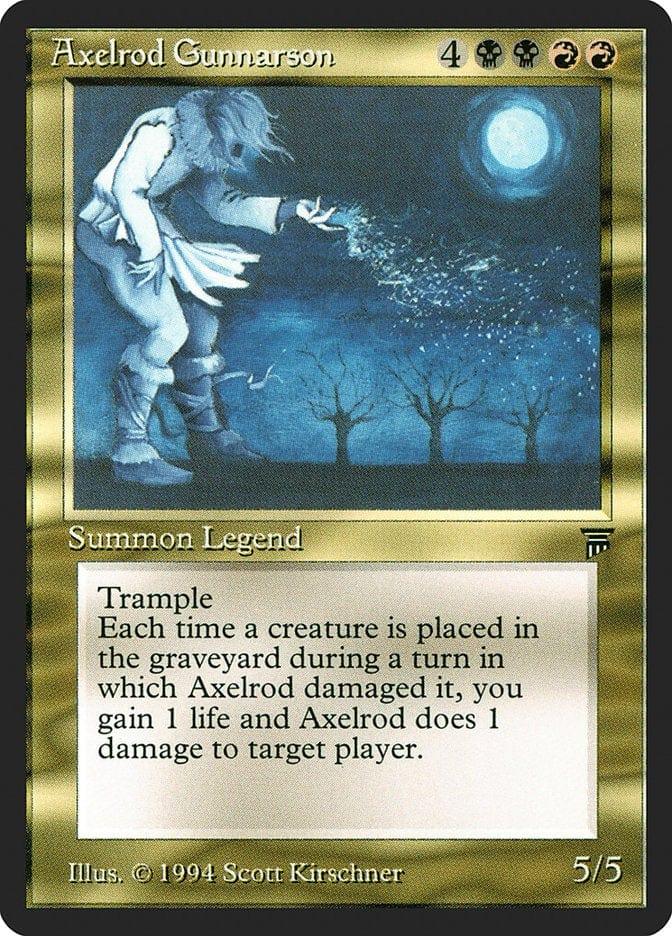 Magic: The Gathering MTG Single Axelrod Gunnarson [Legends]
