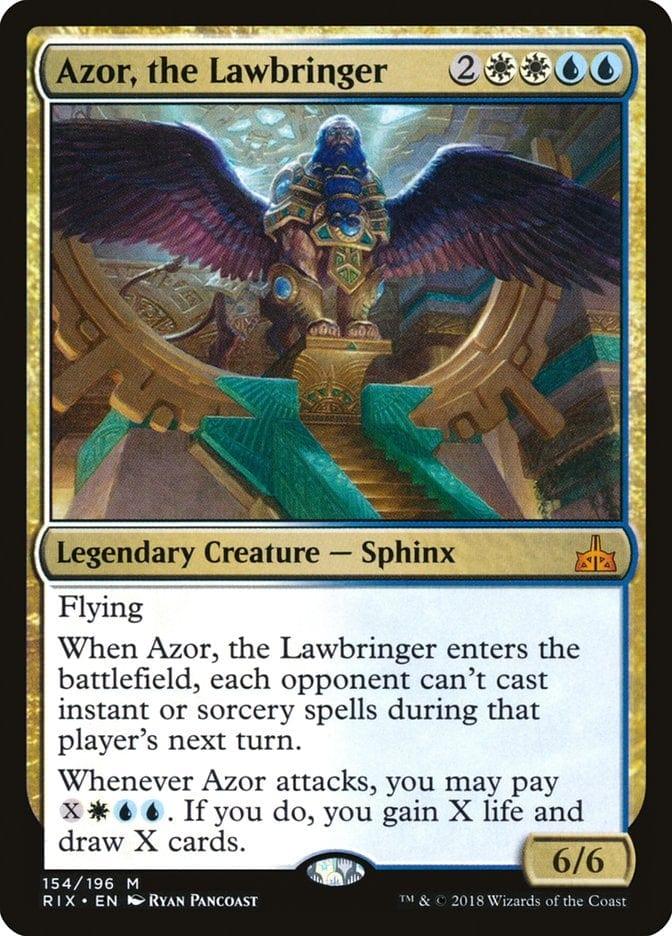 Magic: The Gathering MTG Single Azor, the Lawbringer [Rivals of Ixalan]