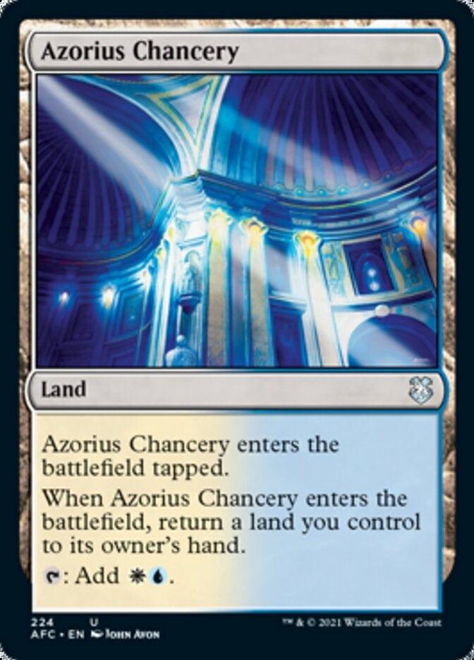 Magic: The Gathering MTG Single Azorius Chancery [Dungeons & Dragons: Adventures in the Forgotten Realms Commander]
