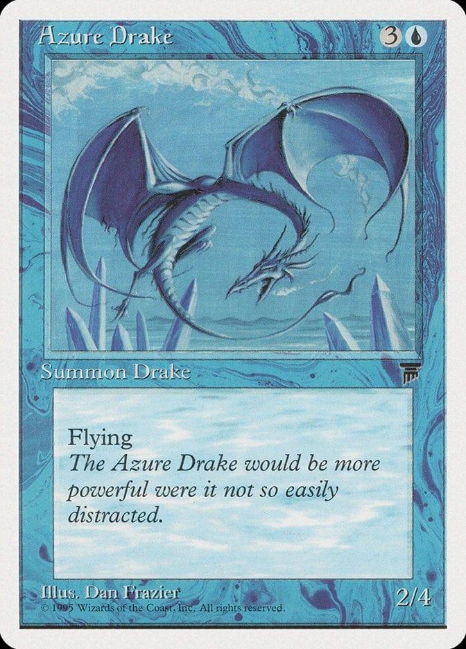Magic: The Gathering MTG Single Azure Drake [Chronicles]