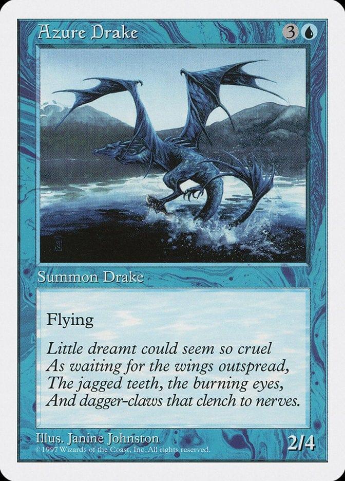 Magic: The Gathering MTG Single Azure Drake [Fifth Edition]
