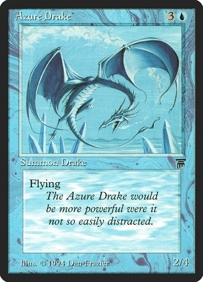 Magic: The Gathering MTG Single Azure Drake [Legends]