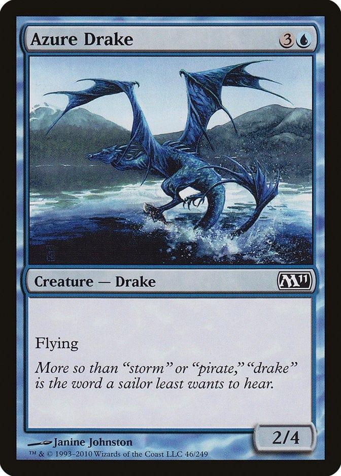 Magic: The Gathering MTG Single Azure Drake [Magic 2011]