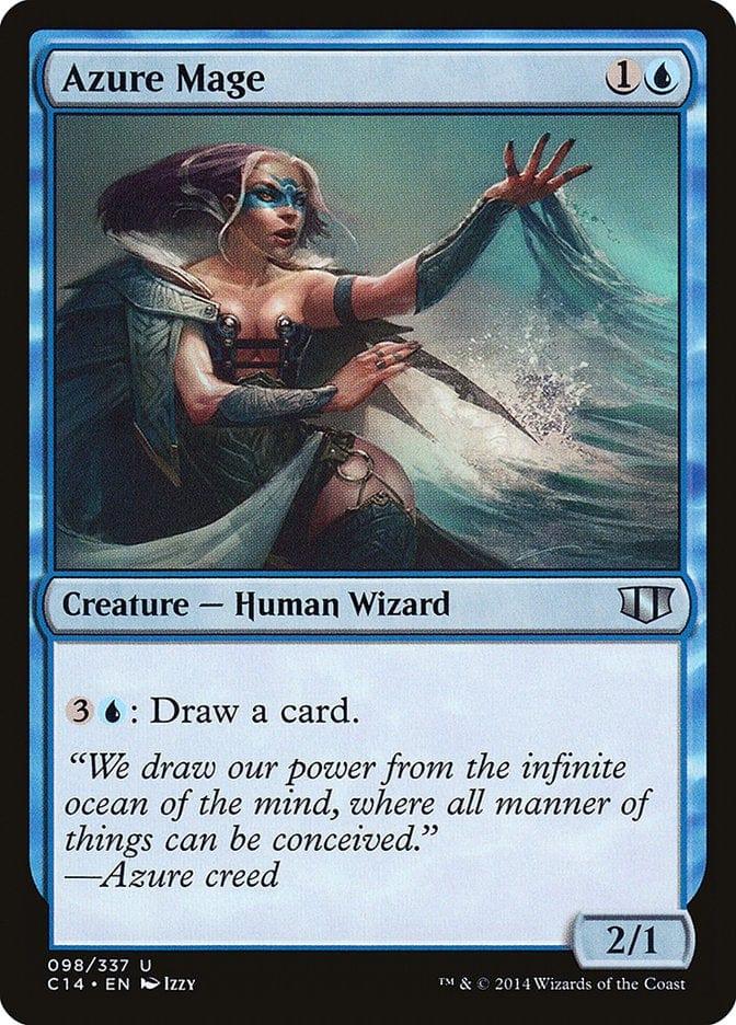 Magic: The Gathering MTG Single Azure Mage [Commander 2014]