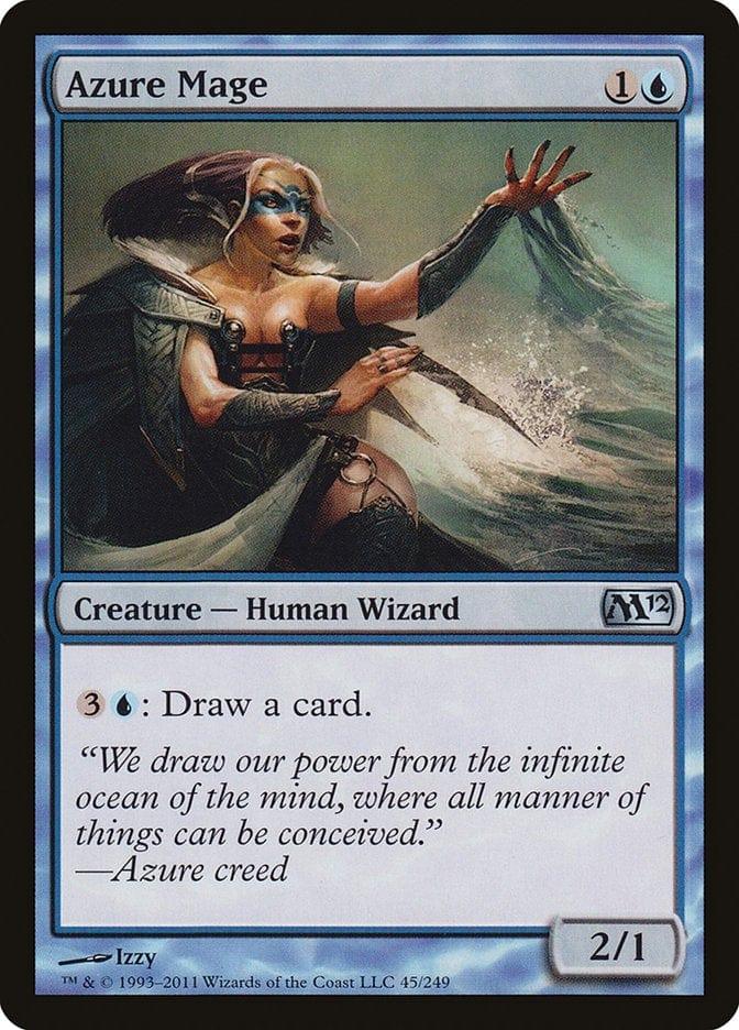 Magic: The Gathering MTG Single Azure Mage [Magic 2012]