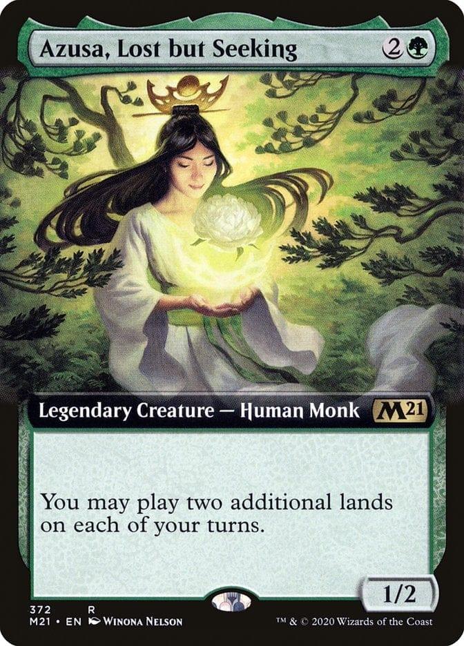 Magic: The Gathering MTG Single Azusa, Lost but Seeking (Extended) [Core Set 2021]
