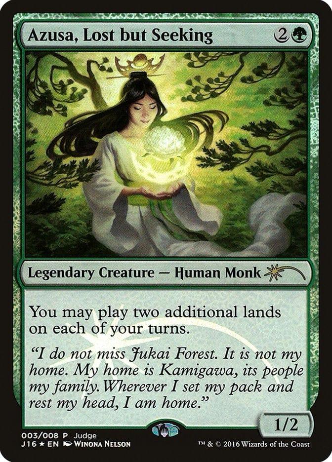 Magic: The Gathering MTG Single Azusa, Lost but Seeking [Judge Gift Cards 2016]