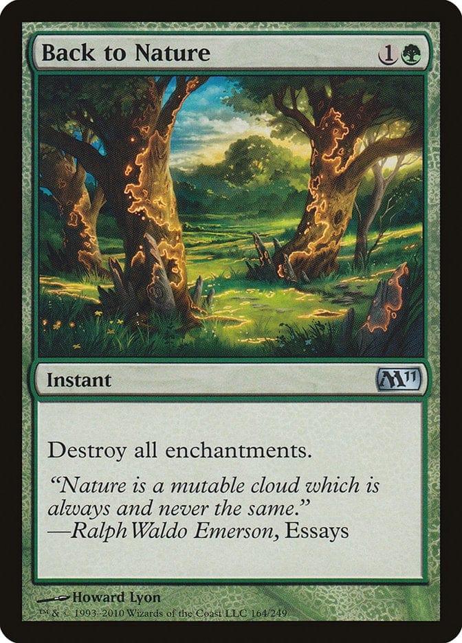Magic: The Gathering MTG Single Back to Nature [Magic 2011]