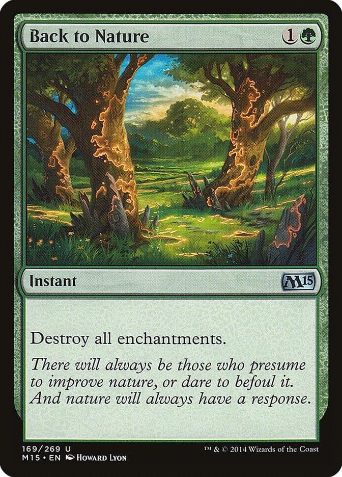 Magic: The Gathering MTG Single Back to Nature [Magic 2015]