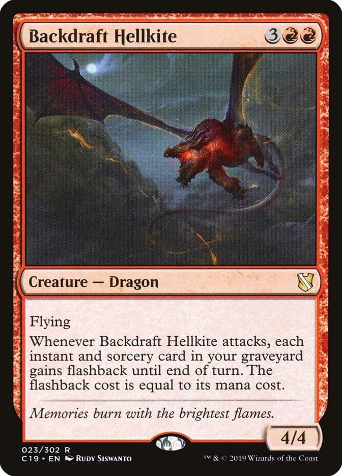 Magic: The Gathering MTG Single Backdraft Hellkite [Commander 2019]