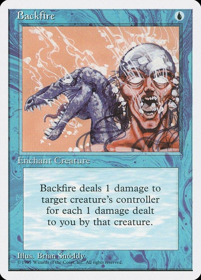 Magic: The Gathering MTG Single Backfire [Fourth Edition]