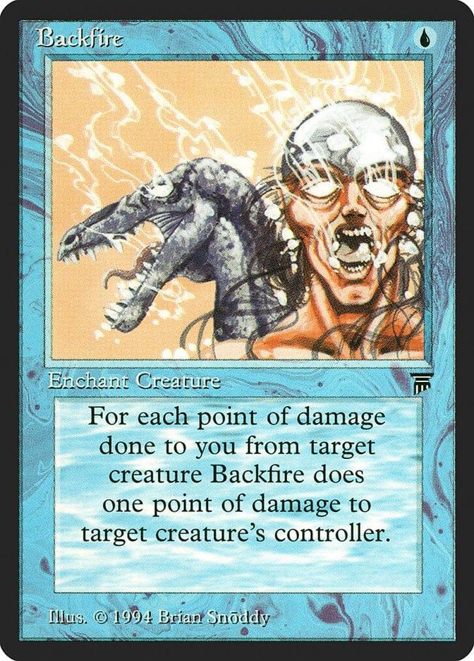 Magic: The Gathering MTG Single Backfire [Legends]