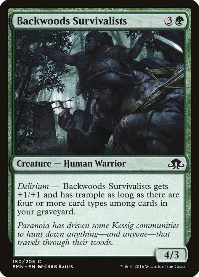 Magic: The Gathering MTG Single Backwoods Survivalists [Eldritch Moon]