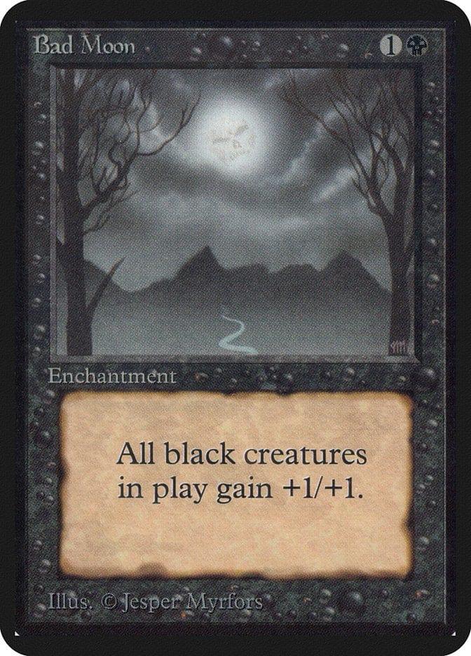 Magic: The Gathering MTG Single Bad Moon [Limited Edition Alpha]