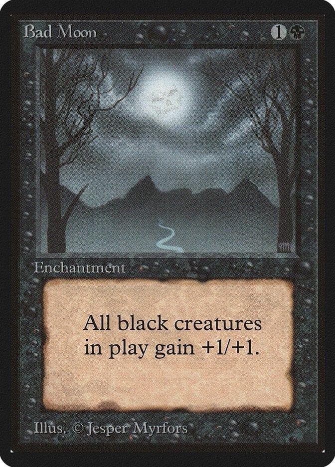 Magic: The Gathering MTG Single Bad Moon [Limited Edition Beta]