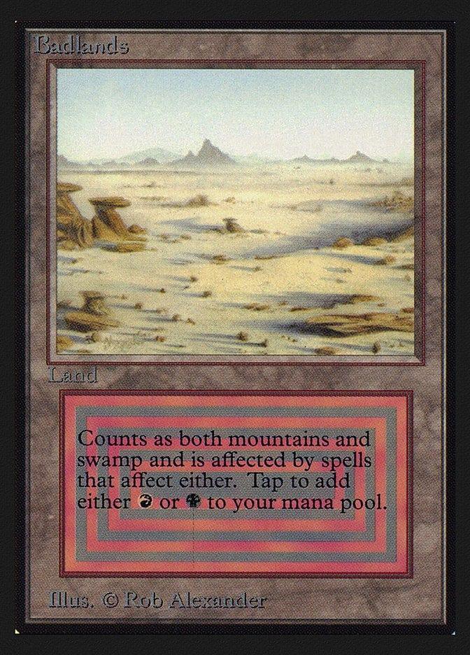 Magic: The Gathering MTG Single Badlands [Collectors’ Edition]