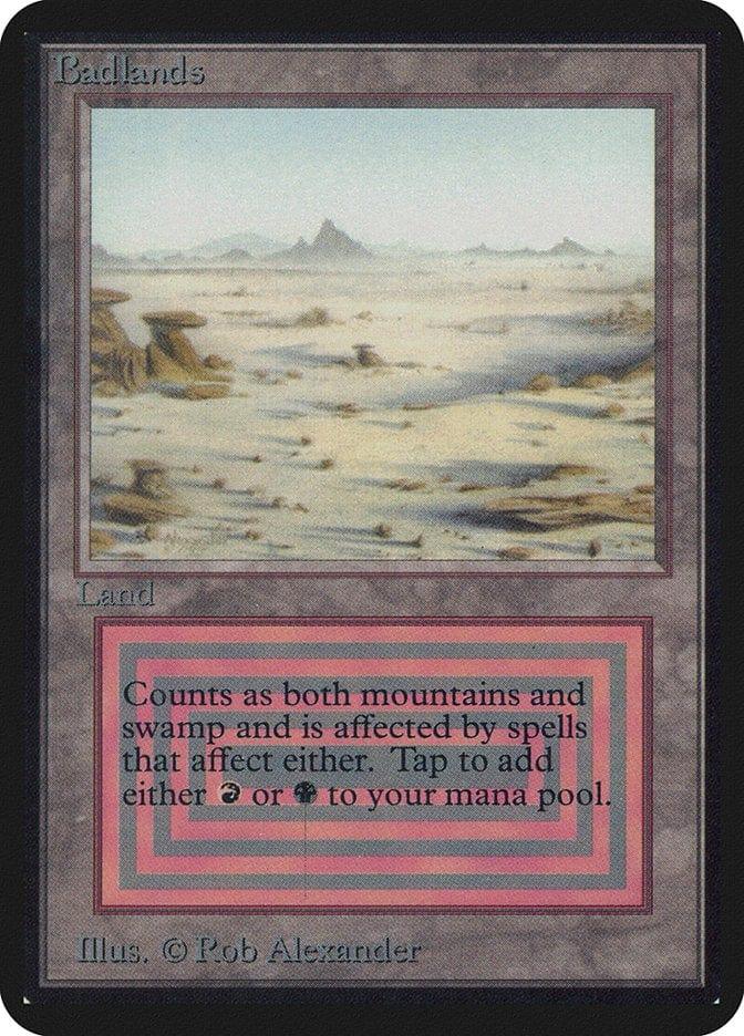 Magic: The Gathering MTG Single Badlands [Limited Edition Alpha]