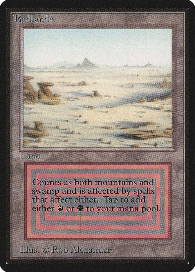Magic: The Gathering MTG Single Badlands [Limited Edition Beta]