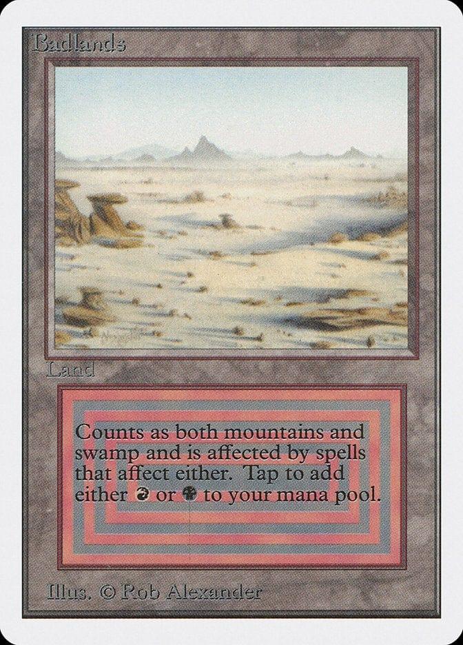 Magic: The Gathering MTG Single Badlands [Unlimited Edition]
