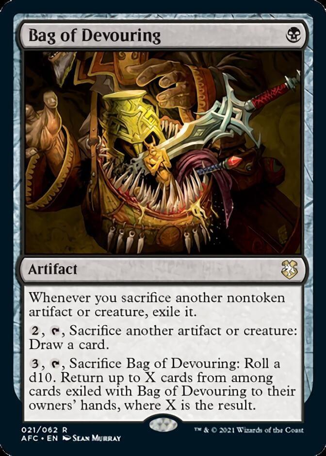 Magic: The Gathering MTG Single Bag of Devouring [Dungeons & Dragons: Adventures in the Forgotten Realms Commander]