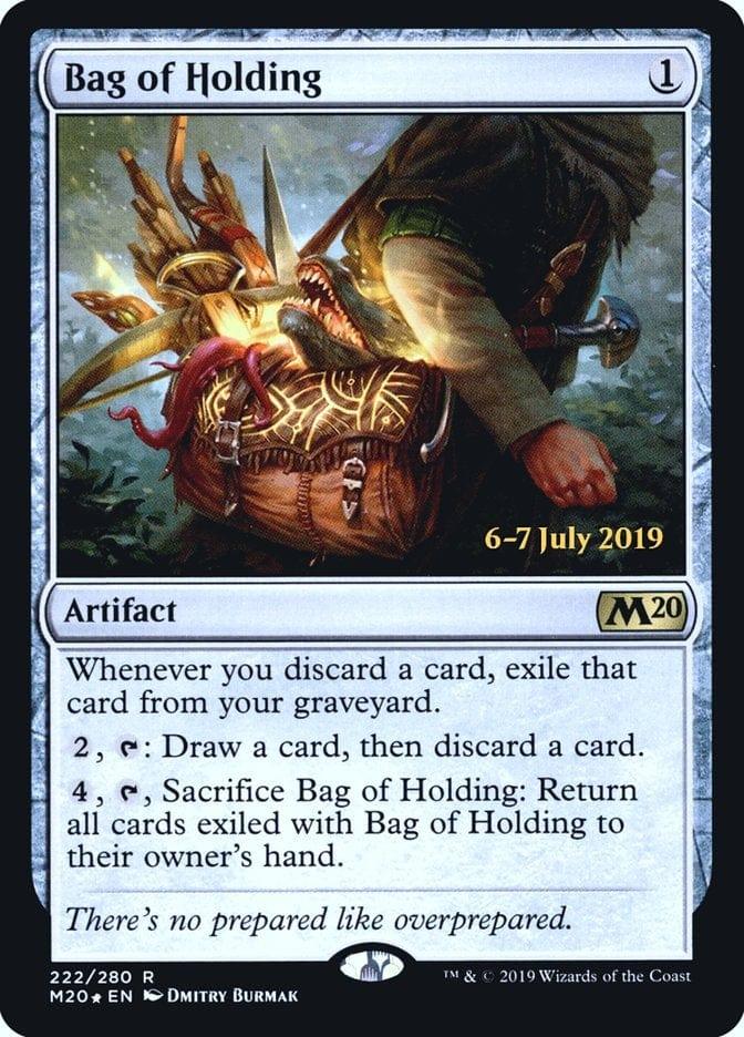 Magic: The Gathering MTG Single Bag of Holding  [Core Set 2020 Prerelease Promos]