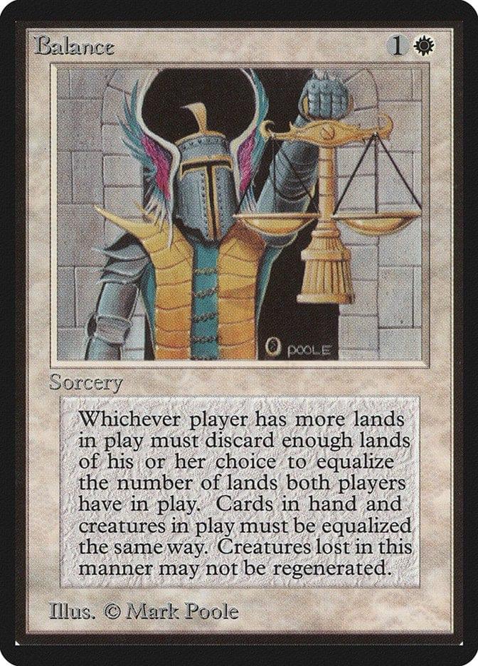 Magic: The Gathering MTG Single Balance [Limited Edition Beta]