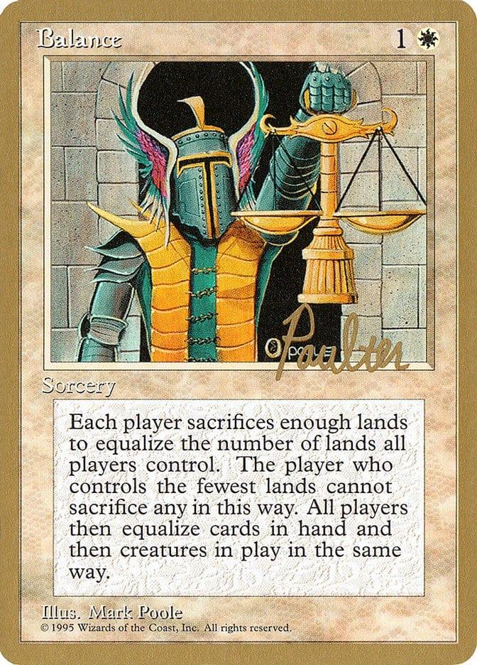 Magic: The Gathering MTG Single Balance [Pro Tour Collector Set]