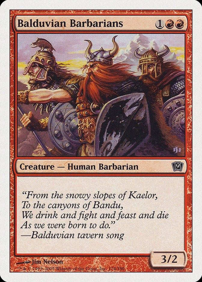 Magic: The Gathering MTG Single Balduvian Barbarians [Ninth Edition]
