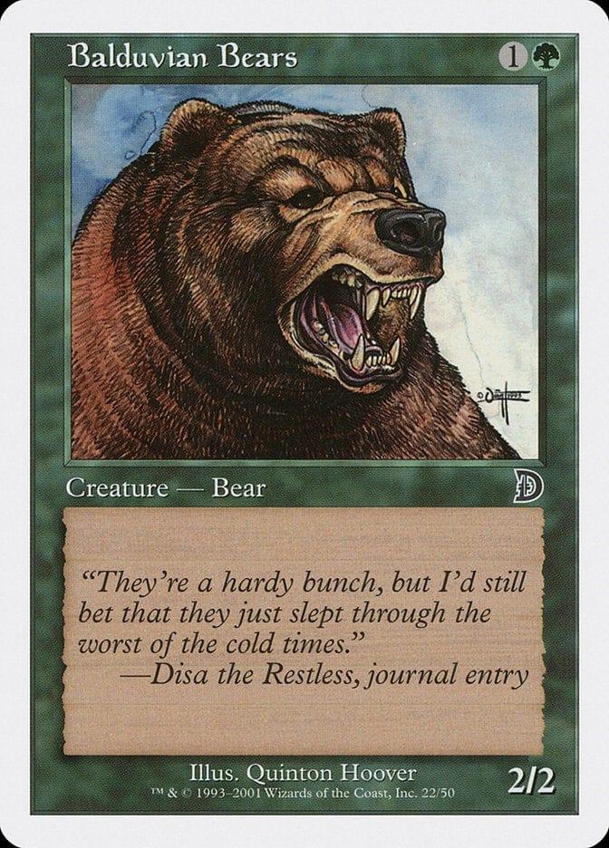 Magic: The Gathering MTG Single Balduvian Bears [Deckmasters]