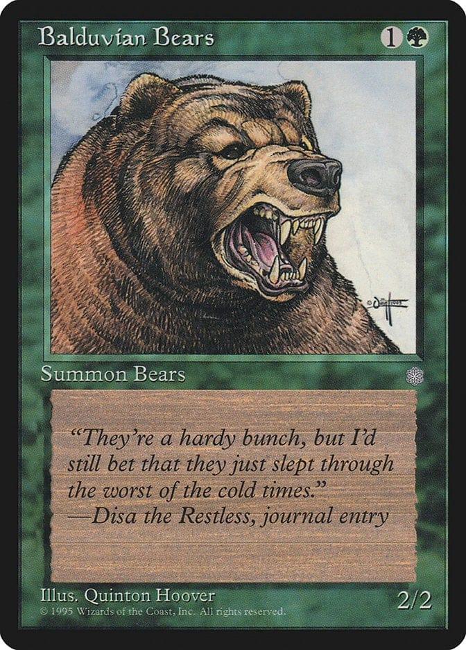 Magic: The Gathering MTG Single Balduvian Bears [Ice Age]