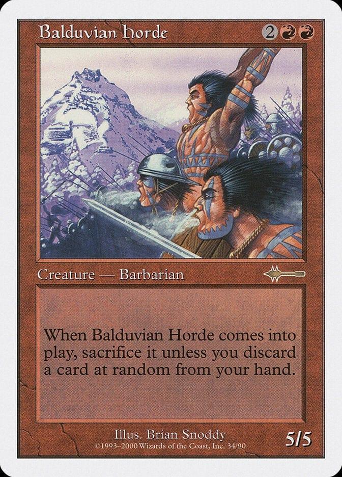 Magic: The Gathering MTG Single Balduvian Horde [Beatdown Box Set]