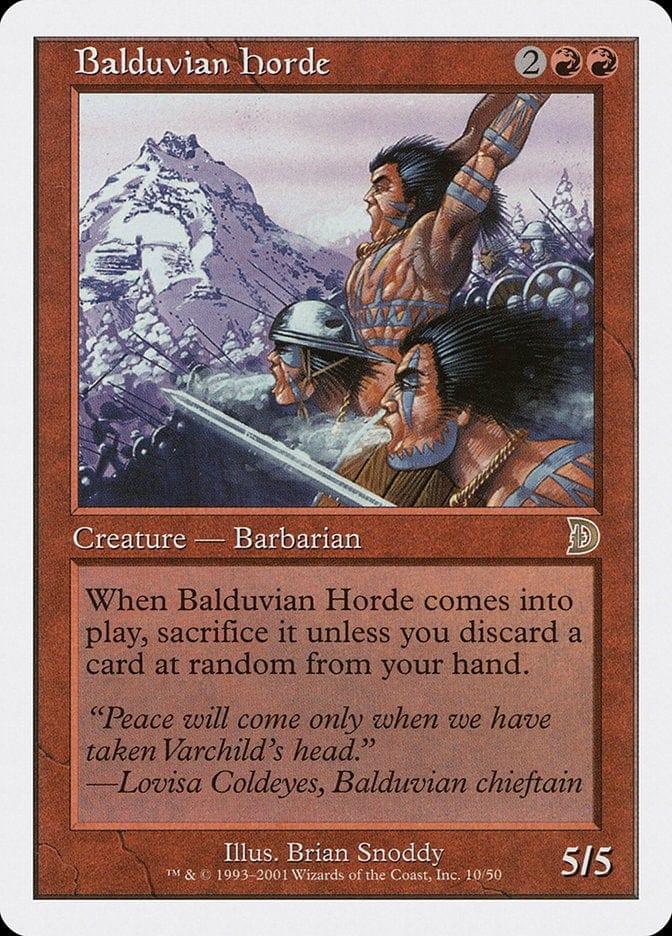 Magic: The Gathering MTG Single Balduvian Horde [Deckmasters]