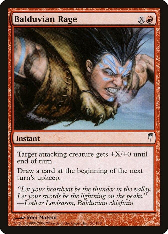Magic: The Gathering MTG Single Balduvian Rage [Coldsnap]