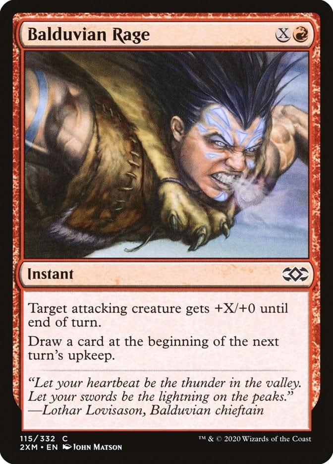 Magic: The Gathering MTG Single Balduvian Rage [Double Masters]
