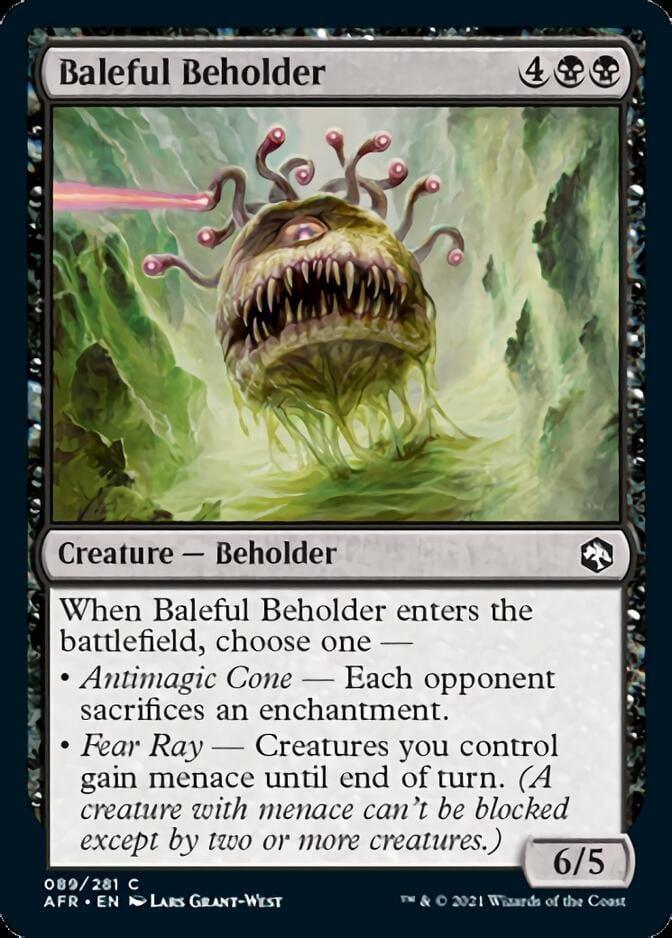 Magic: The Gathering MTG Single Baleful Beholder [Dungeons & Dragons: Adventures in the Forgotten Realms]