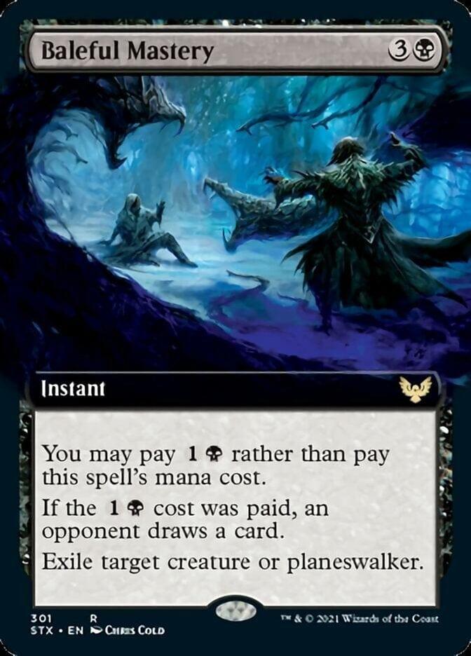 Magic: The Gathering MTG Single Baleful Mastery (Extended) [Strixhaven: School of Mages]