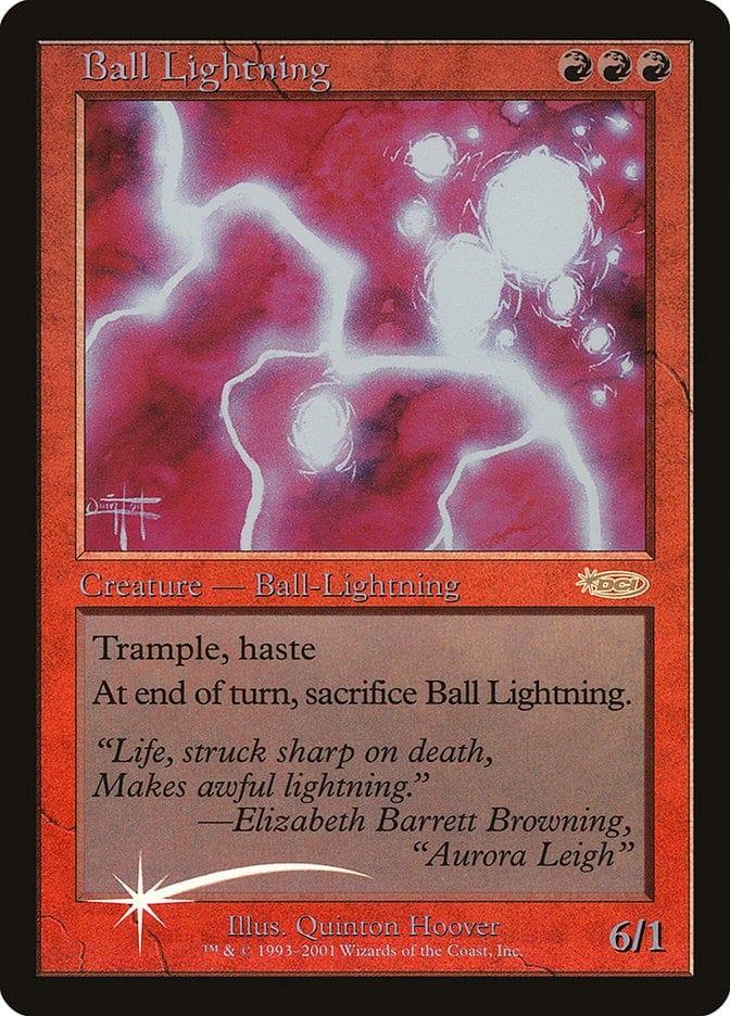 Magic: The Gathering MTG Single Ball Lightning [Judge Gift Cards 2001]