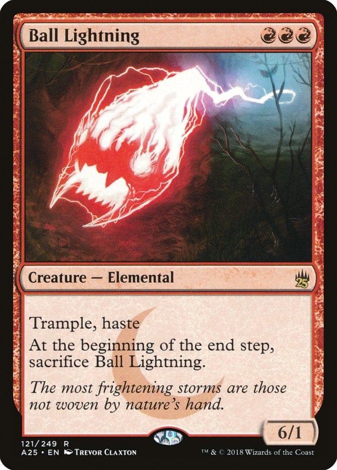 Magic: The Gathering MTG Single Ball Lightning [Masters 25]