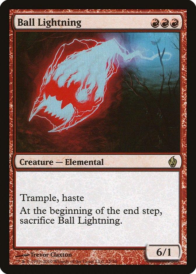 Magic: The Gathering MTG Single Ball Lightning [Premium Deck Series: Fire and Lightning]