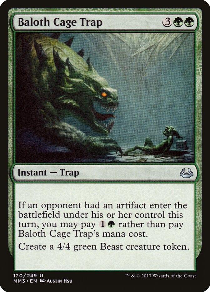 Magic: The Gathering MTG Single Baloth Cage Trap [Modern Masters 2017]