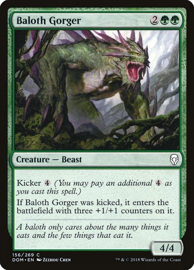Magic: The Gathering MTG Single Baloth Gorger [Dominaria]